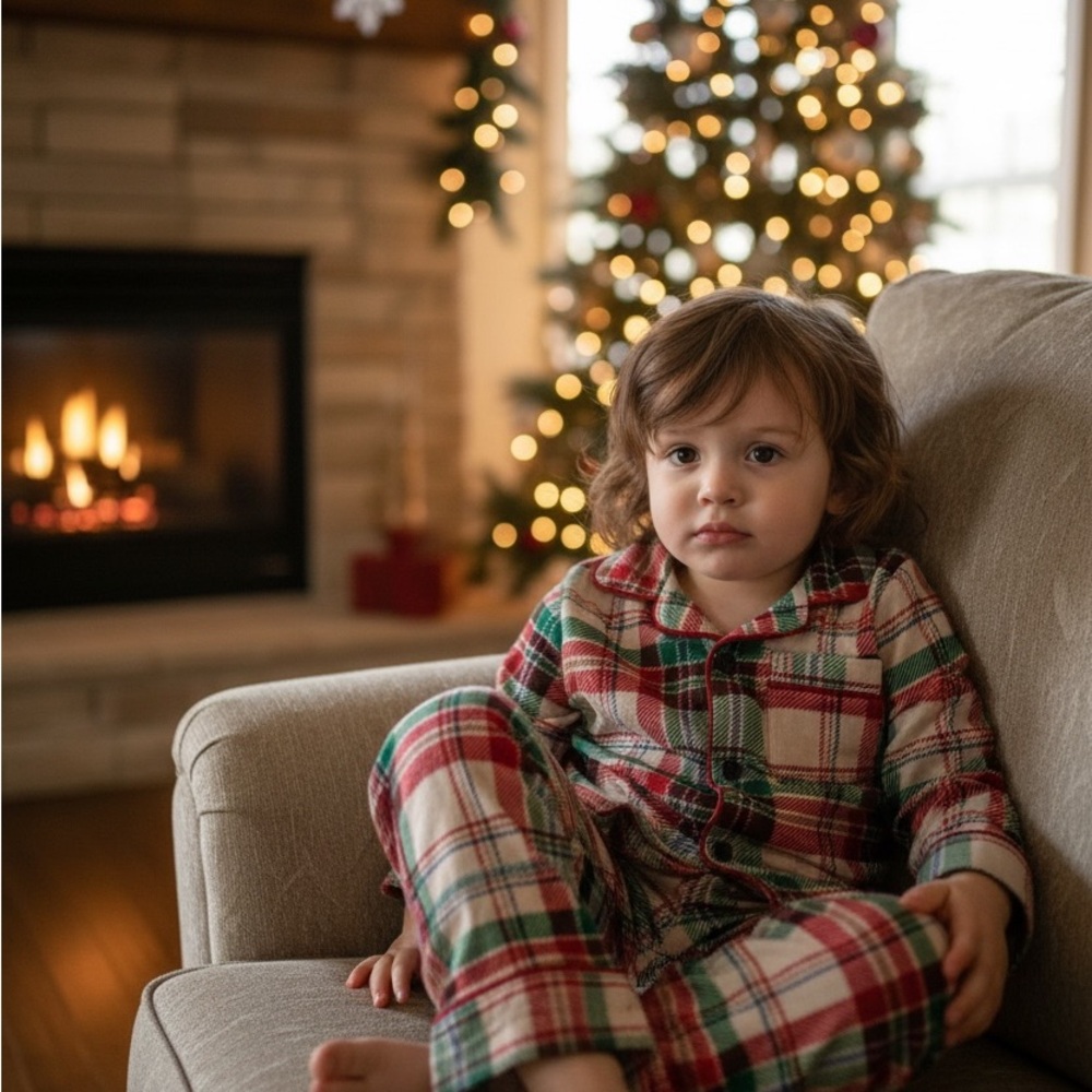 Plaid Kids Pajamas